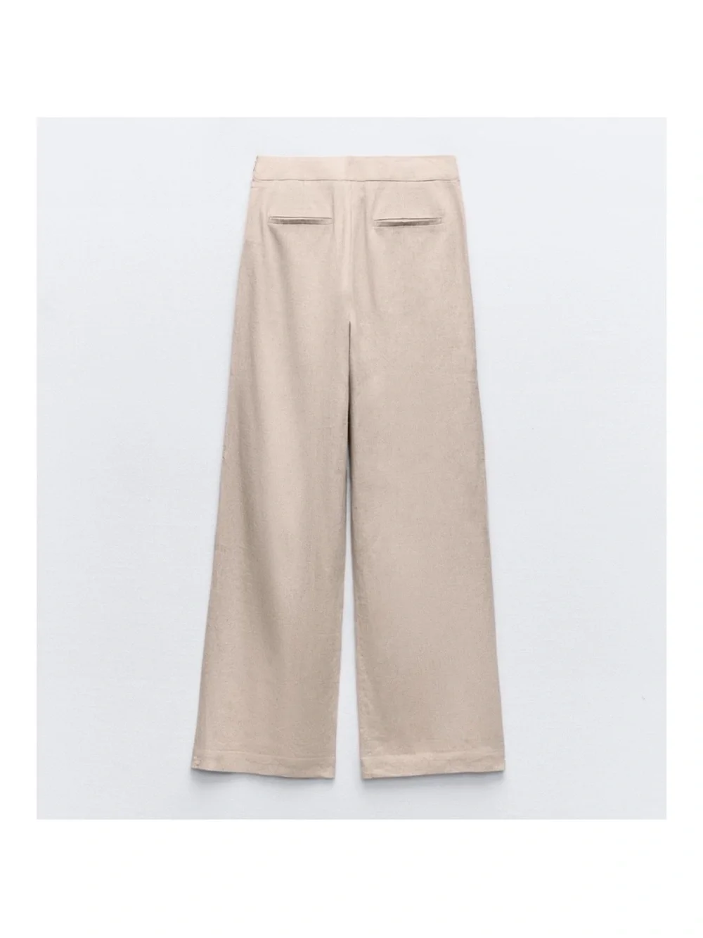 Zara LINEN BLEND PAREO PANTS